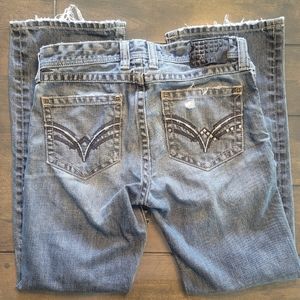 Affliction Cooper Size 32 x 30 Relaxed Boot Blue